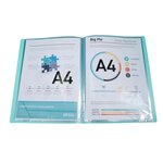 Protège-documents En Polypropylène Semi Rigide Chromaline Pastel 80 Vues - A4 - Bleu Pastel - Exacompta