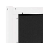 vidaXL Tête de lit Autre Blanc 180 cm Bois massif en pin