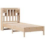 vidaXL Lit bibliothèque sans matelas 100x200 cm bois massif de pin