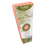 Paquet de 100 intercalaires trapèze 105 x 240 mm Perforation 2 trous Rose x 6 EXACOMPTA