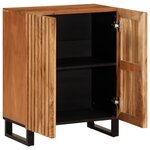 vidaXL Buffet 60x34x75 cm bois d'acacia massif