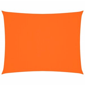 vidaXL Voile de parasol tissu oxford rectangulaire 2 5x4 m orange
