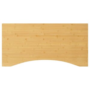 vidaXL Dessus de bureau 110x55x2 5 cm bambou