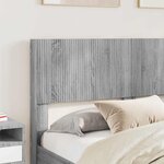 vidaXL Tête de lit Sonoma gris PB