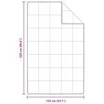 vidaXL Couettes & Duvets Blanc 135 x 220 cm Bas