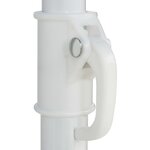 vidaXL Parasol de plage Hawaii vert 300 cm