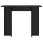 vidaXL Table console Chêne noir 100 x 30 x 75 cm Bois d'ingénierie
