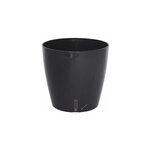 Pot en plastique rond avec réserve d'eau 30 cm eva