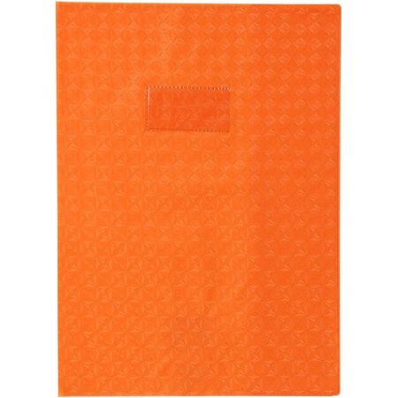 Protège-cahier PVC opaque sans rabat  18/100ème 21 x 29 7 cm orange CALLIGRAPHE