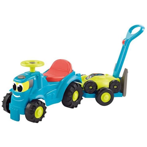 ECOIFFIER - 4350 - Tracteur remorque + tondeuse 103,5 cm