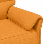 vidaXL Canapé 100  polyester  cadre en métal  MDF  Contreplaqué