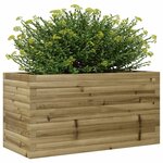 vidaXL Jardinière 90x40x46 cm bois de pin imprégné