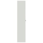 vidaXL Classeur gris clair 90x40x200 cm acier