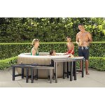 Intex 28515 - Pack de 4 pieces 2 medium + 2 hautes entourage spa