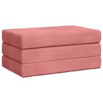 vidaXL Canapé-lit pliable 80 x 67 x 45 cm Rose