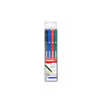 Kores Feutre fineliner "K-Liner"  tracé: 0 4 mm  étui de 4