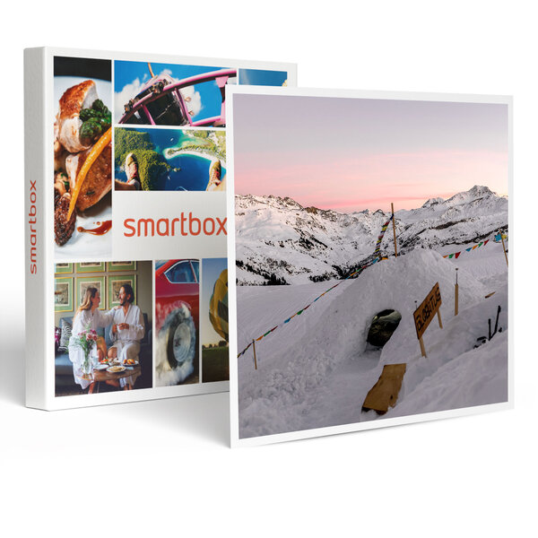 2 jours insolites en famille avec dîner dans un igloo en savoie près d'albertville - smartbox - coffret cadeau séjour