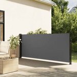 vidaXL Store latéral rétractable Anthracite 100 x 500 cm