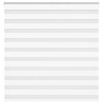 vidaXL Store zèbre blanc 145x100 cm largeur du tissu 140 9cm polyester