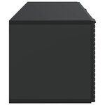 vidaXL Meuble TV mural Noir 78 5 x 31 x 30 cm Bois d'ingénierie