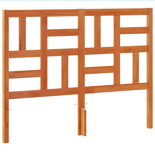 vidaXL Tête de lit cire marron 180 cm bois massif de pin