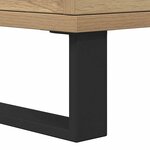 vidaXL Table de chevet chêne artisanal 40x35x50 cm bois d’ingénierie