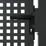 vidaXL Portail de jardin anthracite 105 x 200 cm acier