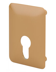 THIRARD - Plaque de renfort cylindre profilé pour verrou Corvette  fixation par vis  époxy bronze  - THIRARD