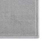 Vidaxl tapis bcf gris 80x350 cm