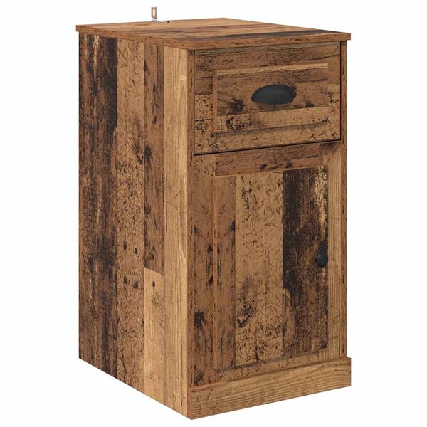 vidaXL Meuble d'appoint Bois ancien 40 x 50 x 75 cm Bois d'ingénierie
