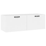 vidaXL Armoire murale Blanc 100x36 5x35 cm Bois d'ingénierie