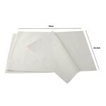 Pack and Move - Lot 100 feuilles papier de soie - 32 5 x 60 cm - Blanc - Emballage cadeau décoration anniversaire mariage