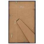 vidaXL Collage de cadres photo 10 Pièces de table Bleu 20x25 cm MDF