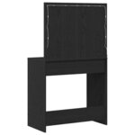 vidaXL Coiffeuse Chêne noir 78.5 x 41 x 135 cm Bois d'ingénierie