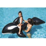 BESTAWAY Orque gonflable chevauchable avec poignées 2.03x1.02m