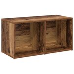 vidaXL Ensemble meuble TV 2 Pièces Bois Ancien 37 x 35 x 72 cm