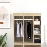 vidaXL Tige de placard 2 Pièces Argenté 764 x 15 x 29 mm