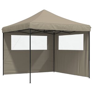 vidaXL Tente de fête Taupe 292 x 292 x 315 cm Tissu Oxford