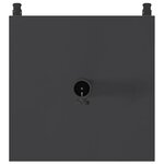 vidaXL Base de parasol extérieur Gris foncé 45 x 45 x 31.5 cm