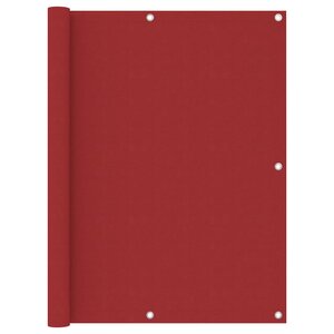 vidaXL Écran de balcon Rouge 120x600 cm Tissu Oxford