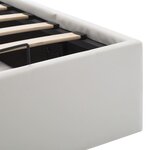 vidaXL Cadre de lit avec rangement hydraulique Similicuir 160x200 cm