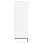 vidaXL Armoire à chaussures Blanc brillant 40x36x105cm Bois ingénierie