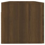 vidaXL Armoire murale Chêne marron 100x36 5x35 cm Bois d'ingénierie