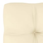 vidaXL Canapé 2 places de jardin avec coussins Marron miel