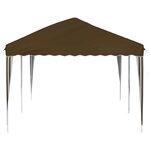 vidaXL Tente de fête pop-up 575 x 290 x 245 cm Taupe