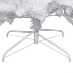 vidaXL Sapin de Noël artificiel à charnières avec neige floquée 210 cm