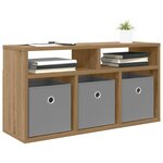 vidaXL Basboard 72 x 22 5 x 38 cm Chêne artisanal