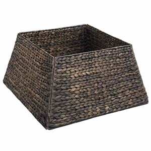 vidaXL Collier de sapin de Noël Noir 50 x 50 x 25 cm Jacinthe d'eau