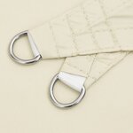 vidaXL Voile de parasol Tissu Oxford rectangulaire 4x6 m crème