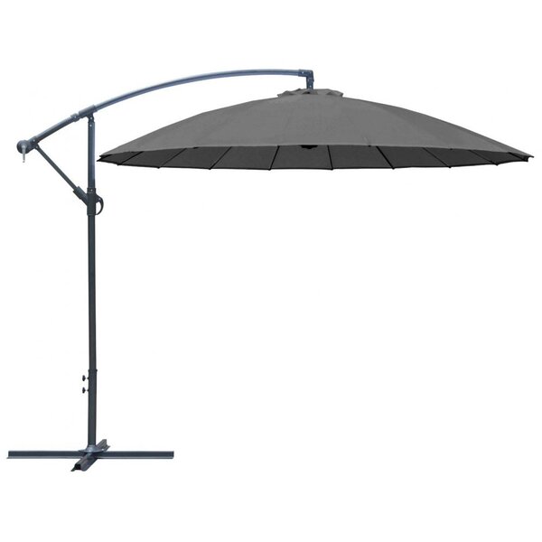Parasol déporté en aluminium et fibre de verre 3m pagode
